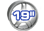 Lichtmetalen velgen 19'