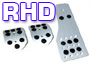 Pédales et pièces <b>Voitures RHD</b>