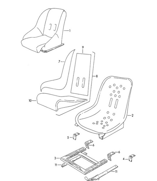 Diagram 808-005 Porsche Cayman S 718 2.5L PDK (350 ch) Carrosserie