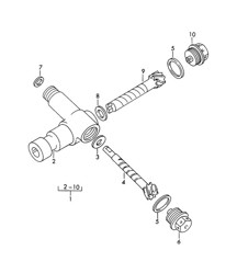 Meccanismo di guida / Contagiri (Modello: CARRERA, 1600 GS/GT) 356 / 356A 1950-1959