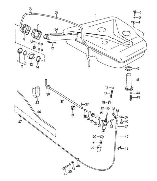 Diagram 201-005 Porsche 924S 2.5L 1986-87 