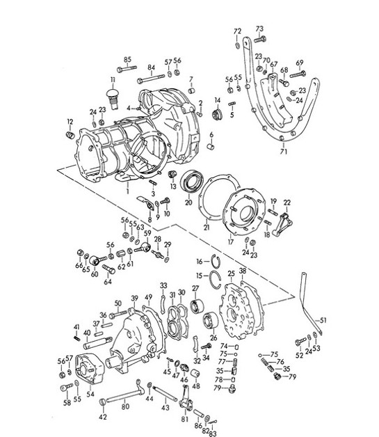 Diagram 302-000 Porsche Cayenne 3.2L V6 2003>> Transmission
