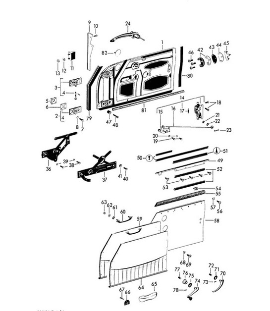 Diagram 804-000 Porsche Boxster GTS 718 4.0L PDK (400 Bhp) Body