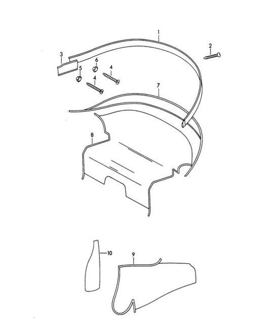 Diagram 807-015 Porsche Cayenne S V8 4.8L Petrol 400HP Body