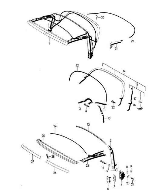 Diagram 811-015 Porsche 997 MKII GT2 RS 2011>> Body