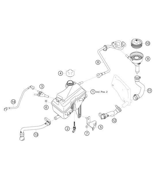 Diagram 1.1-18 Porsche Cayman S 3.4L 987C 2005-08 Engine