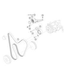 Trasmissione a cinghia 718 Cayman GT4 RS Clubsport 2020-2024 Trasmissione a cinghia 718 Cayman GT4 RS Clubsport 2020-2024