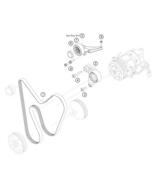 Diagram 1.1-23 Porsche 356 (1950-1965) Engine