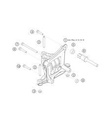 Supporto motore 718 Cayman GT4 RS Clubsport 2020-2024