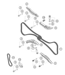 Timing chain 718 Cayman GT4 RS Clubsport 2020-2024