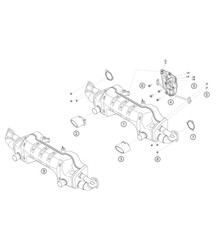 Silenziatori di scarico 718 Cayman GT4 RS Clubsport 2020-2024