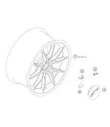 Rims 718 Cayman GT4 RS Clubsport 2020-2024