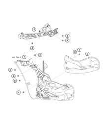 Bevestigingsdeel achterbumper 718 Cayman GT4 RS Clubsport 2020-2024