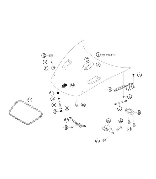 Diagram 8.8-18 Porsche Macan Turbo 3.6L V6 400Bhp Carrozzeria