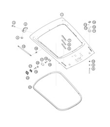 Copertura posteriore 718 Cayman GT4 RS Clubsport 2020-2024 Copertura posteriore 718 Cayman GT4 RS Clubsport 2020-2024