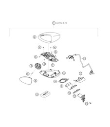 Buitenspiegel 718 Cayman GT4 RS Clubsport 2020-2024