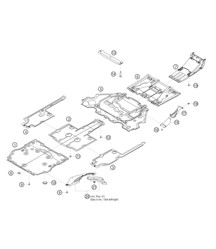 Unterbodenverkleidung 718 Cayman GT4 RS Clubsport 2020-2024
