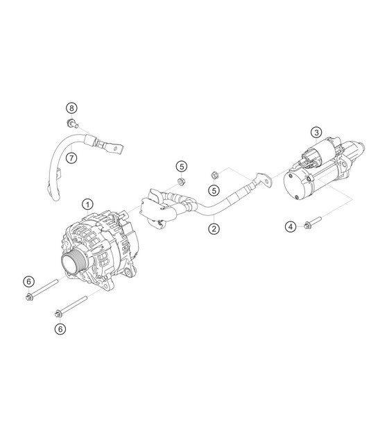 Diagram 9.9-07 Porsche Boxster 718 (982) 2017>> Electrical equipment