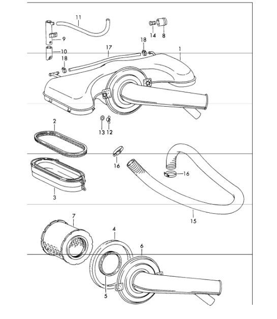 Diagram 106-00 Porsche 992 Turbo S 3.8L 