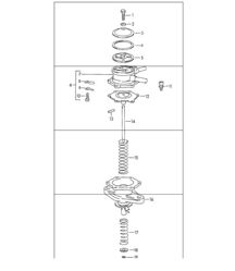 single parts for fuel pump 912 1965-69 single parts for fuel pump 912 1965-69