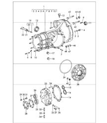 replacement transmission, transmission case, die casting 911  1969 onwards replacement transmission, transmission case, die casting 911  1969 onwards
