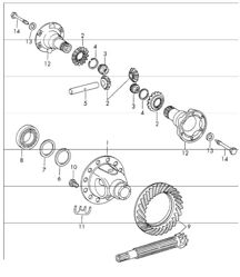 Differenzial Sportomatik 911 TU/L/S BIS 1968