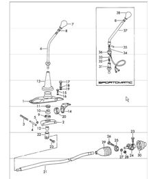 transmission control 911 1965-69