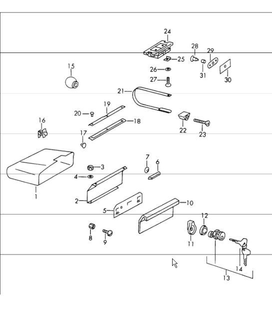 Diagram 809-03 Porsche Cayenne S V6 2.9L Petrol 440Hp 