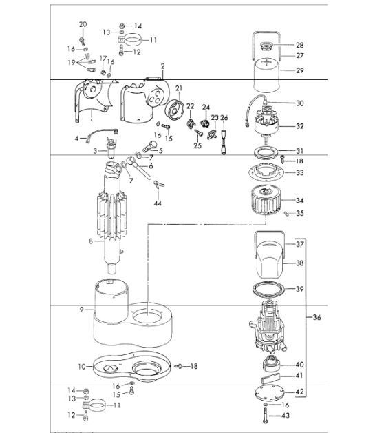 Diagram 813-35 Porsche Cayman S 718 2.5L PDK (350Bhp) Body