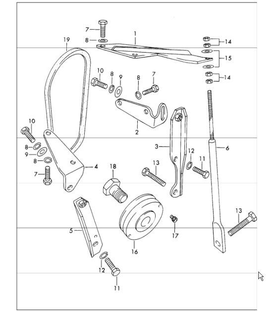 Diagram 813-70 Porsche 911 & 912 (1965-1989) Body