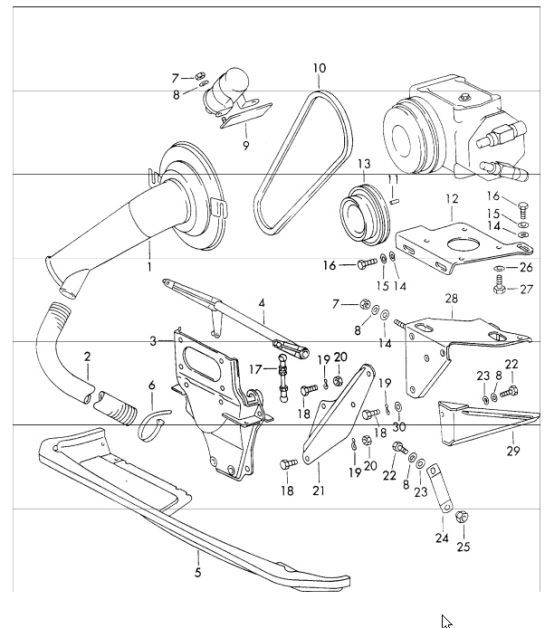 Diagram 813-85 Porsche Panamera S V8 4.8L Body