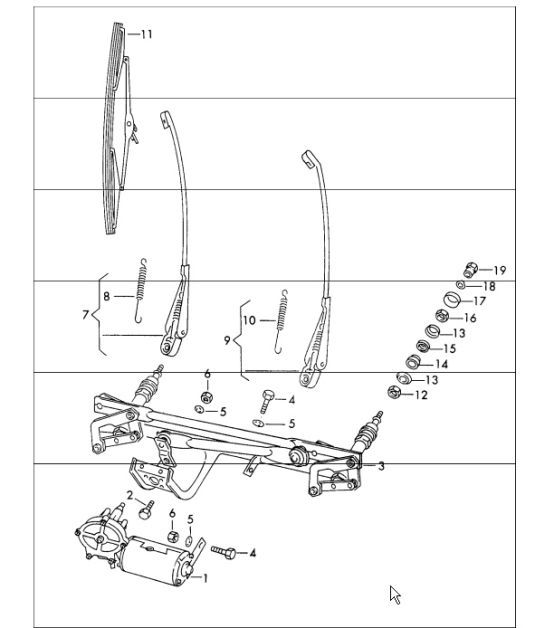 Diagram 904-00 Porsche 997 Carrera 2 3.6L 2005>> Electrical equipment