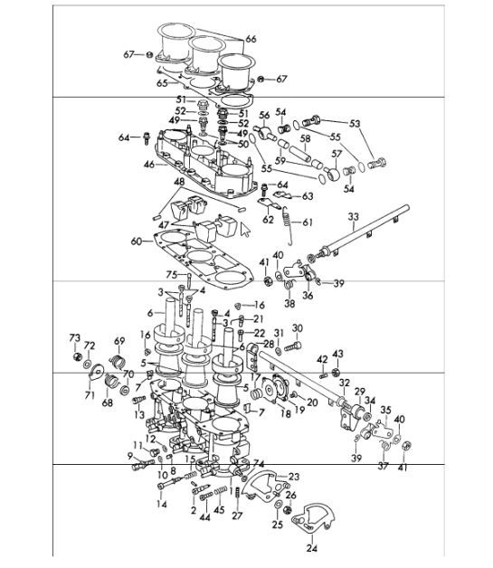 Diagram 107-10 Porsche 912E 4CYL 1976 