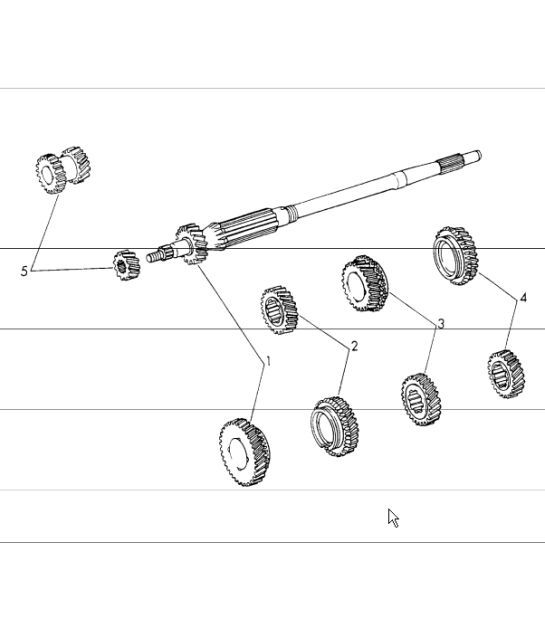 Diagram 303-20 Porsche Cayenne S/GTS 4.8L 2007>> Transmission