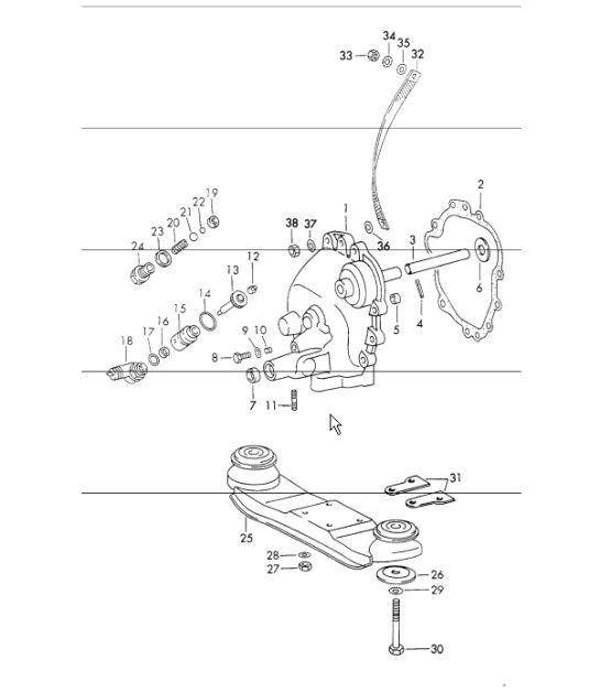 Diagram 307-15 Porsche 918 Spyder 4.6L 