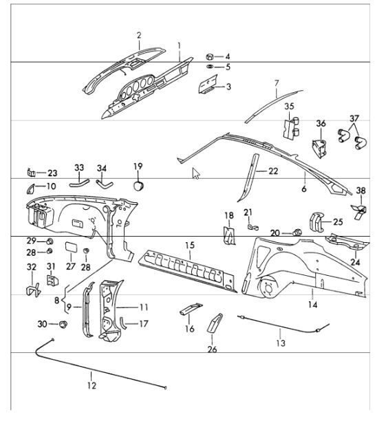 Diagram 801-20 Porsche Cayenne 3.2L V6 2003>> Body