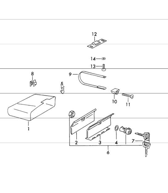 Diagram 809-10 Porsche Cayman S 3.4L 987C 2005-08 Body