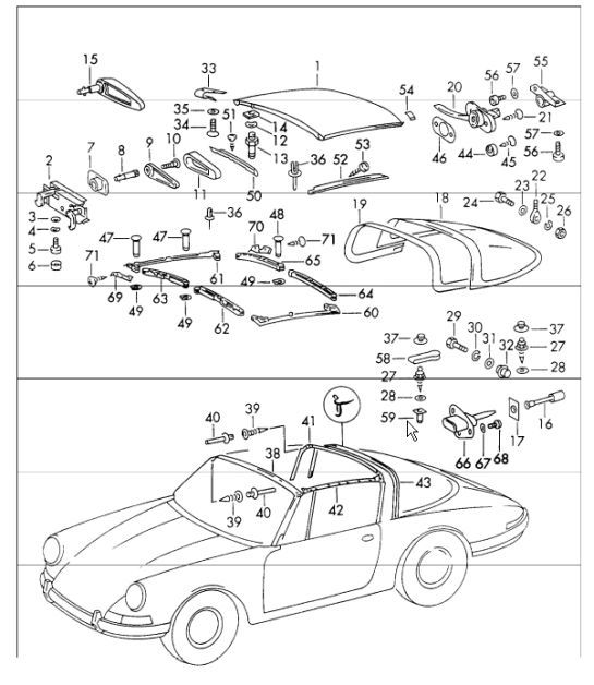 Diagram 811-05 Porsche Macan S Petrol 3.0L V6 340Bhp Body