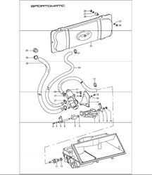 Vacuum system for clutch release 911 1974-77 SPM