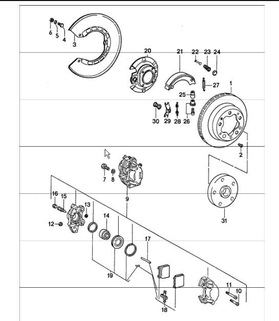 Diagram 603-00 Porsche Cayenne Turbo S E-Hybrid V8 4.0L 550 PS 
