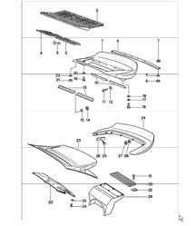 rear spoiler 911 1974-77 rear spoiler 911 1974-77