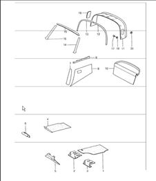 interior equipment 911 1974-77 TARGA interior equipment 911 1974-77 TARGA