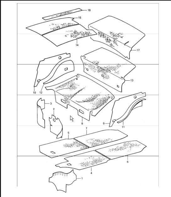 Diagram 807-20 Porsche 911 & 912 (1965-1989) Body