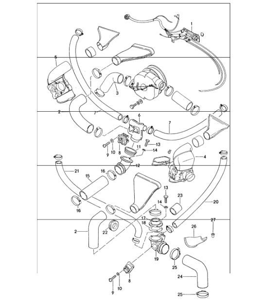 Diagram 813-65 Porsche 911 & 912 (1965-1989) Body
