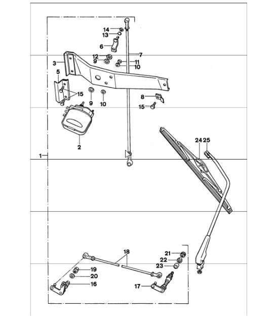 Diagram 904-10 Porsche Cayman GT4 3.8L 2015-16 Electrical equipment