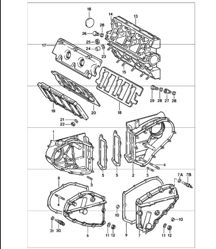 carter catena alloggiamento albero a camme 911 1978-83