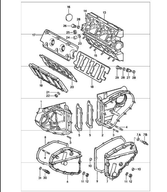 Diagram 103-05 Porsche Panamera4 V6 2.9L 