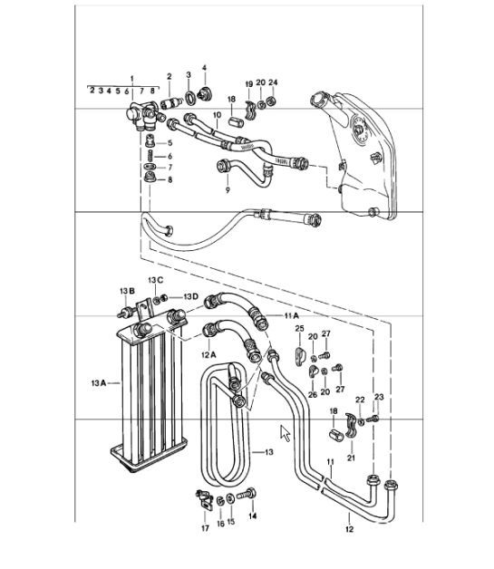 Diagram 104-05 Porsche 911 & 912 (1965-1989) Engine