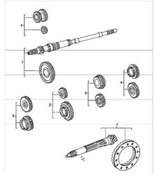 gear wheel sets 5. speed transmission 911 1978-83 gear wheel sets 5. speed transmission 911 1978-83