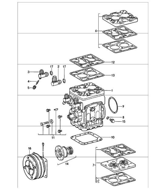 Diagram 813-20 Porsche 911 & 912 (1965-1989) Body
